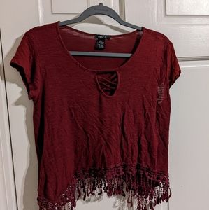 Rue 21 fringe shirt size XL